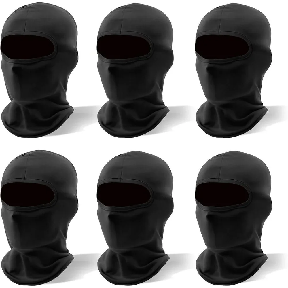 6 Pack Ski Masks Lightweight UV Protection Full Face Cover for Outdoor